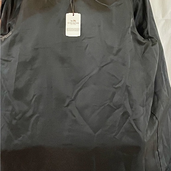 Coach Dark Cranberry Plaid Peacoat Coat - Picture 9 of 10